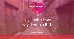 Desktop Screenshot of ilovealaqsa.com
